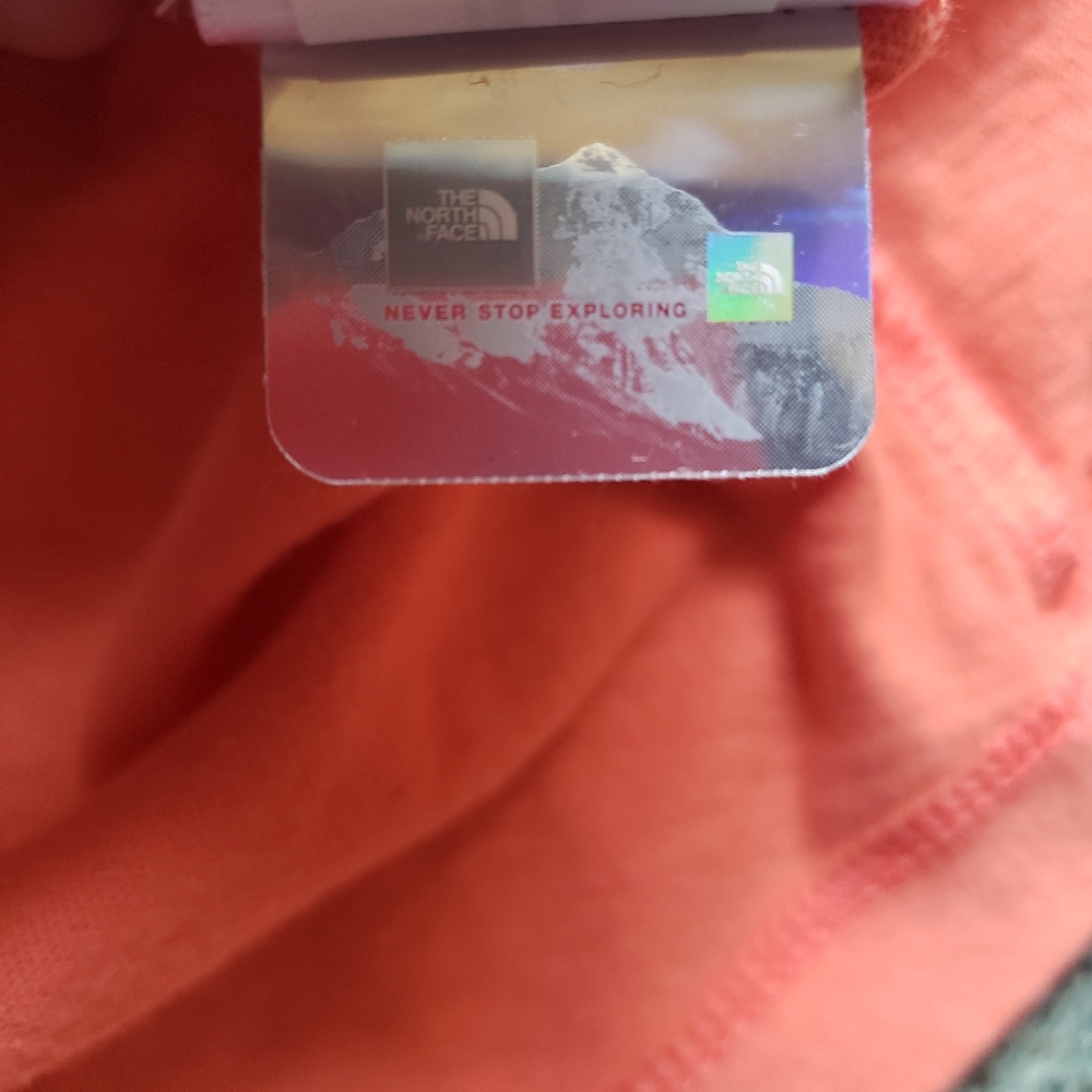 The North Face Orange Tank Top with White Logo - Picture 6 of 10